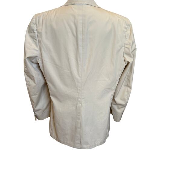 Vintage Gokeys Men's Blazer Size ? Tan Washable Classic Pockets Made in USA - Picture 5 of 12